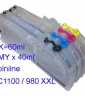 Komplet Fenix LC1100XXL / LC980XXL BK+C+M+Y nadomestne polnilne kartuše z 6x več izpisa polnilo, laser, tiskalnik, trgovina, polnilo, nakup